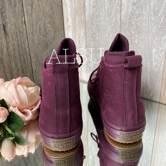 Converse Ctas WP Boot HI Dark Sangria W AUTHENTIC - Picture 4 of 9